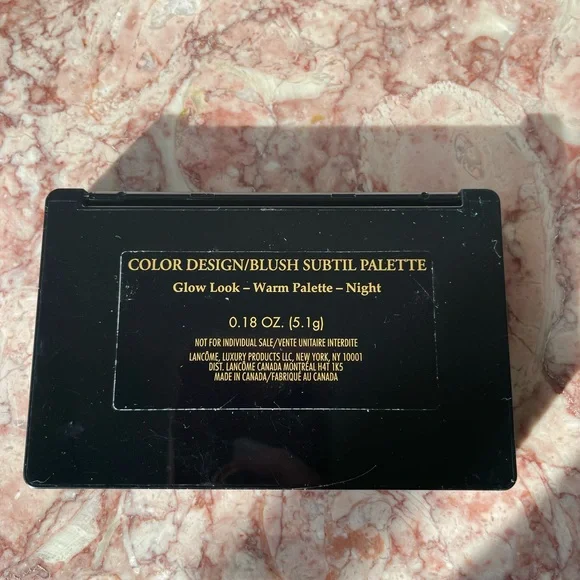 Lancôme Eyeshadow Palette with Blush Glow Look Warm Palette Night - Picture 3 of 6